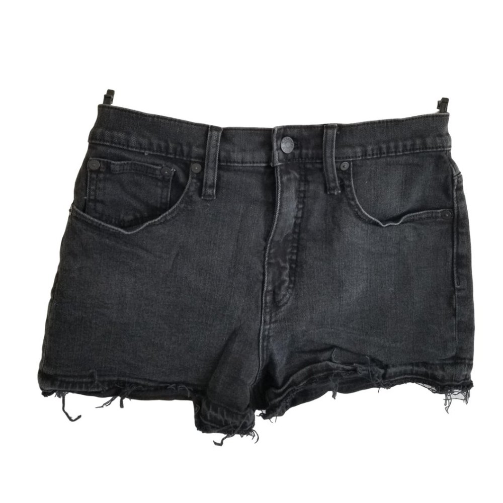 Madewell Black Denim Shorts Size 27